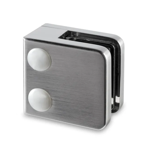 Glasklem RVS coating, Wandbevestiging 45X45mm