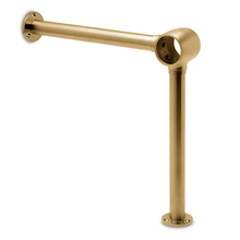 Corner support/footrest Brushed brass coating art.14C (CAN BE SHORTENED) 38mm