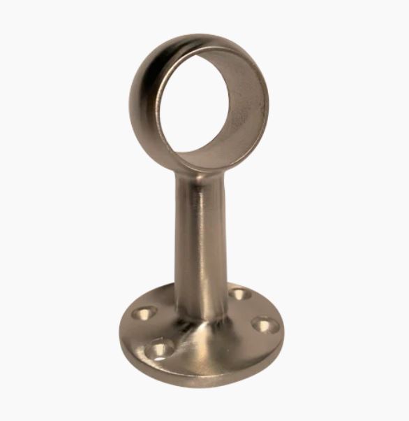 Handlaufhalter Chrom offen Art.12 - 16mm. 25mm. oder 50,8 mm
