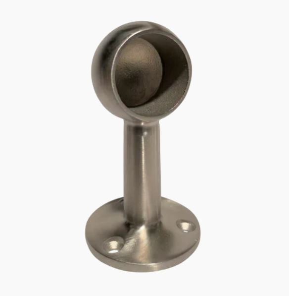 Handlaufhalter Chrom offen Art.12 - 16mm. 25mm. oder 50,8 mm