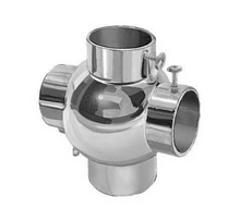 Coupling E - cross piece Chrome 25mm and 40mm