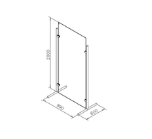 Mobiel spatscherm Messing coating